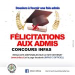 Dossiers à fournir des admis INFAS : ce qu&rsquo;il faut savoir.