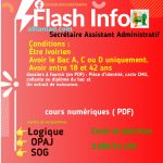 SECRETAIRE ASSISTANT ADMINISTRATIF (BAC)