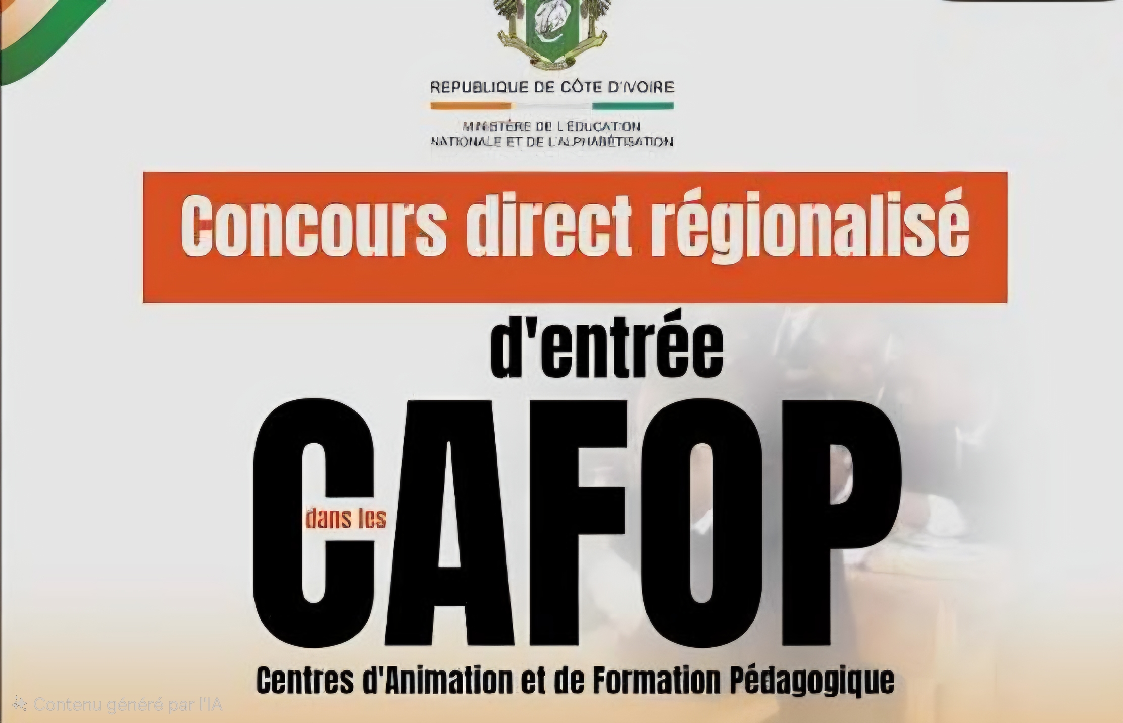 Lire la suite à propos de l’article Programmes CAFOP IA suite à la composition 2026