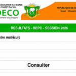 Consultation des résultats BEPC 2026 en ligne ici