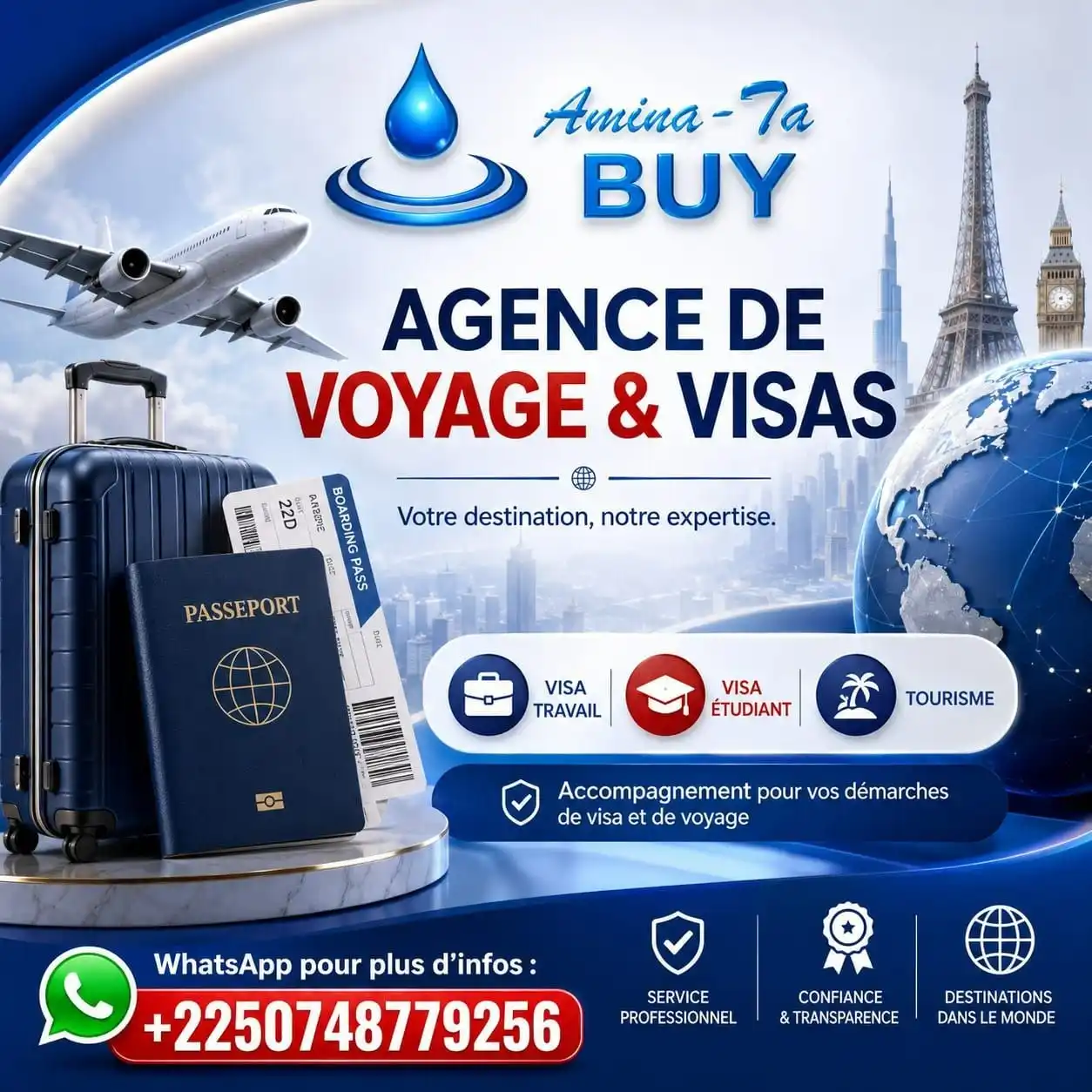 Accompagnement visa professionnel