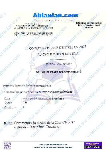 Première page : CYCLE MOYEN 2025 2nd tour SOG et connaissance du monde contemporain PDF